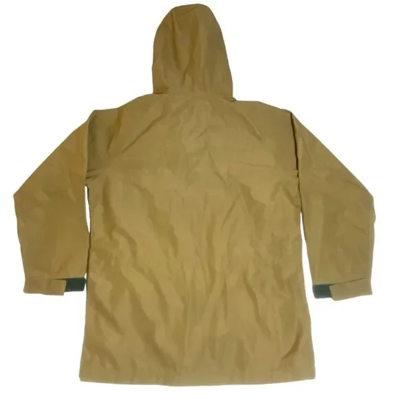 Vintage Holubar Gore tex hooded rain jacket cargo pockets work stains Large - Picture 2 of 12